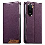 Flip Πορτοφόλι από Συνθετικό Δέρμα (PU) για Xiaomi Redmi A7 Pro (DIERFENG DF-018) σε Μωβ — RFID blocking, θήκη καρτών & βάση στήριξης για καθημερινή ασφάλεια.