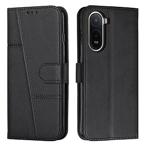 Flip Πορτοφόλι από Συνθετικό Δέρμα (PU) για Xiaomi Redmi A7 Pro σε Μαύρο — θήκες καρτών, βάση στήριξης & λουράκι καρπού για ολοκληρωμένη καθημερινή προστασία.