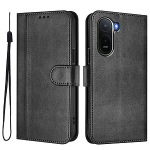 Flip Πορτοφόλι από Συνθετικό Δέρμα (PU) για Xiaomi Redmi A7 Pro (OEM) σε Μαύρο — θήκες καρτών, ρυθμιζόμενο stand & λουράκι για πλήρη καθημερινή προστασία.