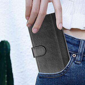 Θήκη Xiaomi Redmi A7 Pro - OEM - Flip Πορτοφόλι από Συνθετικό Δέρμα (PU) με TPU - Μαύρο - Wallet/Stand/Λουράκι — εικόνα 2