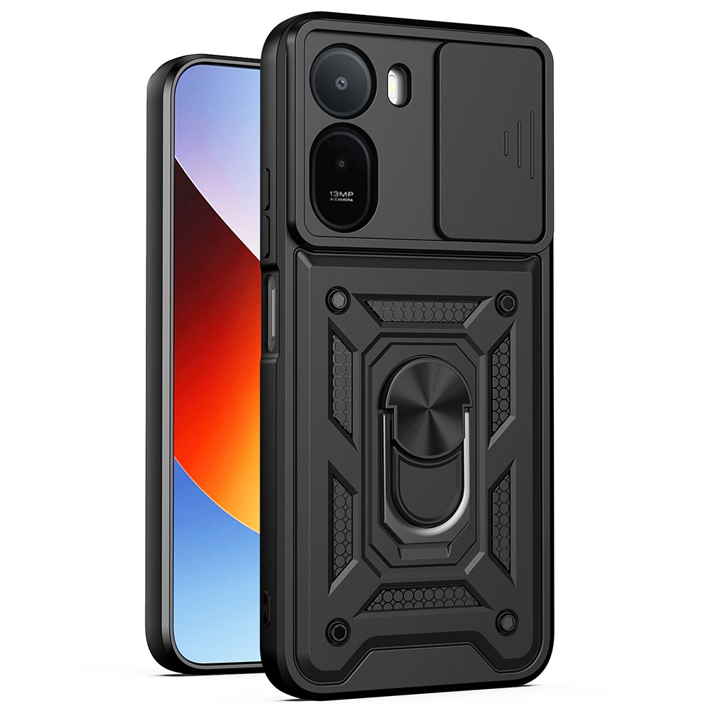 Θήκη Xiaomi Redmi A7 Pro - OEM - Σκληρή Πλάτη PC+TPU - Μαύρο - Stand Σκληρή Πλάτη PC+TPU για Xiaomi Redmi A7 Pro (OEM) σε Μαύρο με Kickstand — ολοκληρωμένη προστασία από πτώσεις & γρατζουνιές με ασπίδα κάμερας.