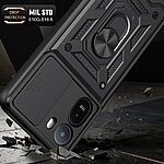 Θήκη Xiaomi Redmi A7 Pro - OEM - Σκληρή Πλάτη PC+TPU - Μαύρο - Stand — εικόνα 3