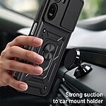 Θήκη Xiaomi Redmi A7 Pro - OEM - Σκληρή Πλάτη PC+TPU - Μαύρο - Stand — εικόνα 4