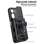 Θήκη Xiaomi Redmi A7 Pro - OEM - Σκληρή Πλάτη PC+TPU - Μαύρο - Stand — εικόνα 9