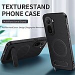 Θήκη Xiaomi Redmi A7 Pro - WANLONFENG QT Series - Σκληρή Πλάτη PC+TPU - Μαύρο - Stand — εικόνα 2