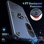Θήκη Xiaomi Redmi A7 Pro - OEM - Σκληρή Πλάτη PC+TPU - Μπλε - Stand — εικόνα 4