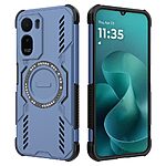 Σκληρή Πλάτη PC+TPU για Xiaomi Redmi A7 Pro (OEM) σε Μπλε — ενισχυμένες γωνίες, hollow σχεδιασμός για αερισμό & μαγνητικός δακτύλιος για καθημερινή προστασία.
