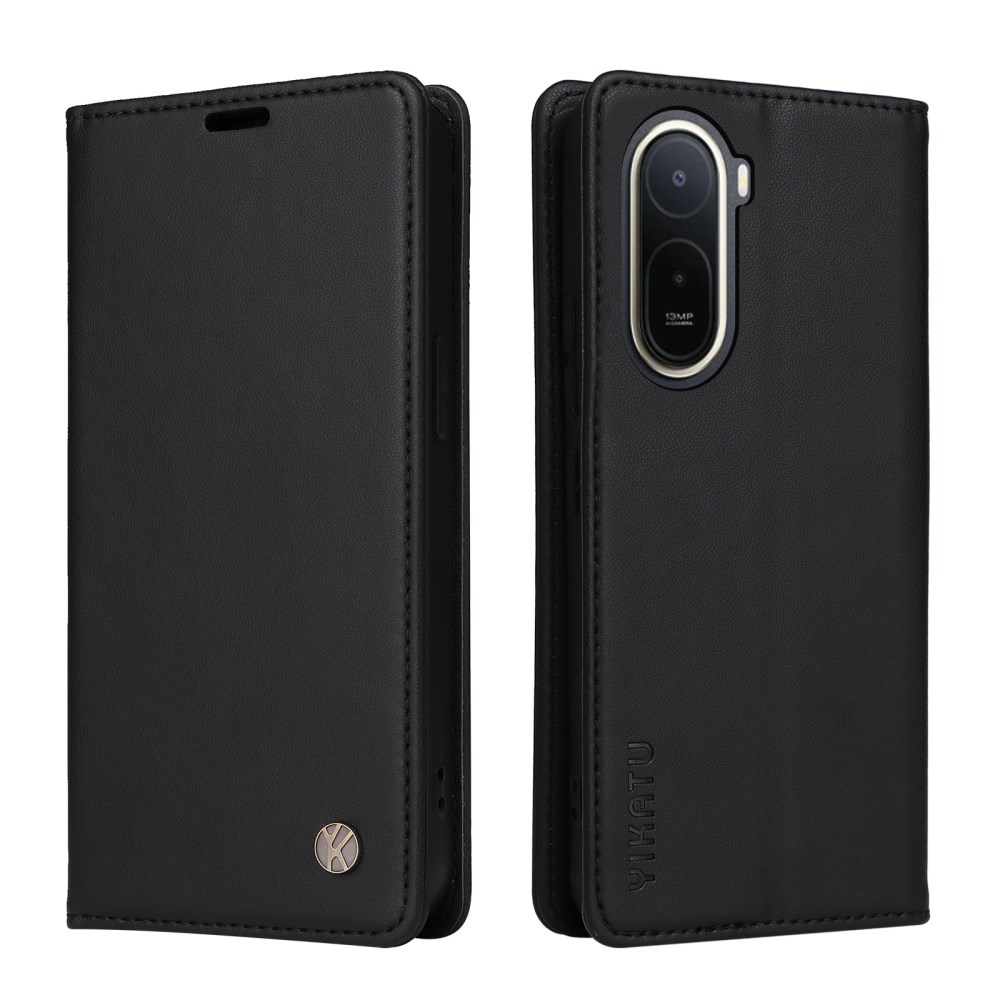 Θήκη Xiaomi Redmi A7 Pro - YIKATU YK-001 - Flip Πορτοφόλι από Συνθετικό Δέρμα (PU) - Μαύρο - Wallet/Stand Flip Πορτοφόλι από Συνθετικό Δέρμα (PU) για Xiaomi Redmi A7 Pro (YIKATU YK-001) σε Μαύρο — με θήκες καρτών, μαγνητικό κούμπωμα & βάση στήριξης για hands-free χρήση.