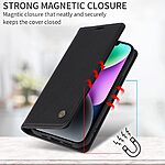 Θήκη Xiaomi Redmi A7 Pro - YIKATU YK-001 - Flip Πορτοφόλι από Συνθετικό Δέρμα (PU) - Μαύρο - Wallet/Stand — εικόνα 10