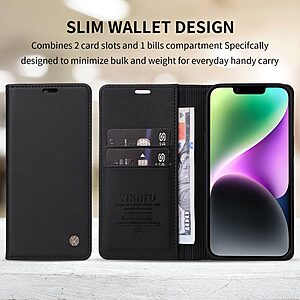 Θήκη Xiaomi Redmi A7 Pro - YIKATU YK-001 - Flip Πορτοφόλι από Συνθετικό Δέρμα (PU) - Μαύρο - Wallet/Stand — εικόνα 2
