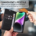 Θήκη Xiaomi Redmi A7 Pro - YIKATU YK-001 - Flip Πορτοφόλι από Συνθετικό Δέρμα (PU) - Μαύρο - Wallet/Stand — εικόνα 7