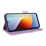 Θήκη Xiaomi Redmi A7 Pro - OEM - Flip Πορτοφόλι από Συνθετικό Δέρμα (PU) με TPU - Μωβ - Wallet/Stand — εικόνα 4