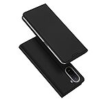 Flip Θήκη από Συνθετικό Δέρμα (PU) για Xiaomi Redmi A7 Pro (DUX DUCIS Skin Pro Series) σε Μαύρο — θήκη κάρτας & ρυθμιζόμενη βάση στήριξης για hands-free χρήση.