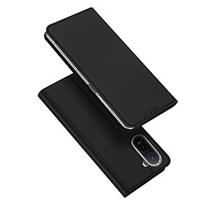Flip Θήκη από Συνθετικό Δέρμα (PU) για Xiaomi Redmi A7 Pro (DUX DUCIS Skin Pro Series) σε Μαύρο — θήκη κάρτας & ρυθμιζόμενη βάση στήριξης για hands-free χρήση.