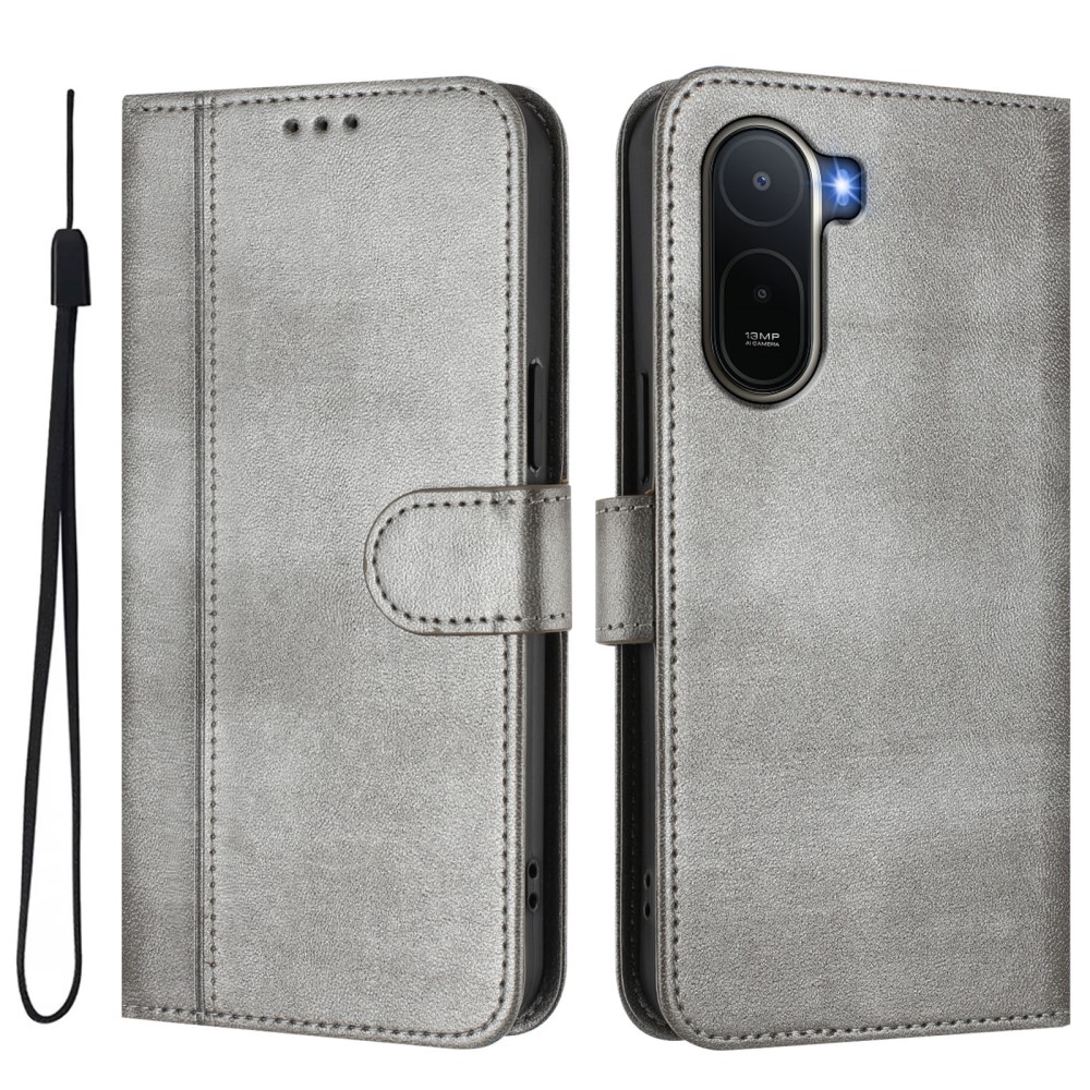 Θήκη Xiaomi Redmi A7 Pro - OEM - Flip Πορτοφόλι από Συνθετικό Δέρμα (PU) με TPU - Γκρι - Wallet/Stand/Λουράκι Flip Πορτοφόλι από Συνθετικό Δέρμα (PU) για Xiaomi Redmi A7 Pro σε Γκρι — θήκες καρτών, ρυθμιζόμενη βάση stand & λουράκι για hands-free χρήση καθημερινά.