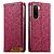 Flip Πορτοφόλι από Συνθετικό Δέρμα (PU) για Xiaomi Redmi A7 Pro (DIERFENG DF-018) σε Κόκκινο — RFID προστασία, θήκη καρτών & ενσωματωμένη βάση στήριξης για καθημερινή χρήση.