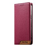 Θήκη Xiaomi Redmi A7 Pro - DIERFENG DF-018 - Flip Πορτοφόλι από Συνθετικό Δέρμα (PU) με TPU - Κόκκινο - RFID/Wallet/Stand — εικόνα 5