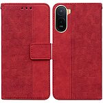 Flip Πορτοφόλι από Συνθετικό Δέρμα (PU) για Xiaomi Redmi A7 Pro σε Κόκκινο — 2 θήκες καρτών, βάση stand & λουράκι καρπού για καθημερινή χρήση.