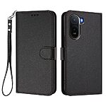 Flip Πορτοφόλι από Συνθετικό Δέρμα (PU) για Xiaomi Redmi A7 Pro (OEM) σε Μαύρο — 3 θήκες καρτών, βάση stand & λουράκι καρπού για πλήρη προστασία.