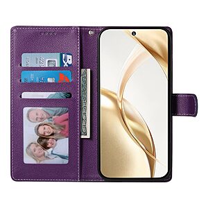 Θήκη Xiaomi Redmi A7 Pro - OEM - Flip Πορτοφόλι από Συνθετικό Δέρμα (PU) με TPU - Μωβ - Wallet/Stand/Λουράκι — εικόνα 2