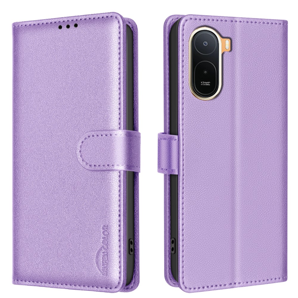 Θήκη Xiaomi Redmi A7 Pro - BINFEN COLOR BF32 - Flip Πορτοφόλι από Συνθετικό Δέρμα (PU) με TPU - Μωβ - RFID/Wallet/Stand Flip Πορτοφόλι από Συνθετικό Δέρμα (PU) για Xiaomi Redmi A7 Pro (BINFEN COLOR BF32) σε Μωβ — RFID προστασία, 3 θήκες καρτών & βάση στήριξης για καθημερινή χρήση.