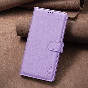 Θήκη Xiaomi Redmi A7 Pro - BINFEN COLOR BF32 - Flip Πορτοφόλι από Συνθετικό Δέρμα (PU) με TPU - Μωβ - RFID/Wallet/Stand — εικόνα 2