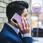 Θήκη Xiaomi Redmi A7 Pro - BINFEN COLOR BF32 - Flip Πορτοφόλι από Συνθετικό Δέρμα (PU) με TPU - Μωβ - RFID/Wallet/Stand — εικόνα 6