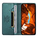 Θήκη Xiaomi Redmi A7 Pro - DIERFENG DF-018 - Flip Πορτοφόλι από Συνθετικό Δέρμα (PU) με TPU - Πράσινο - RFID/Wallet/Stand — εικόνα 6