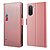 Flip Θήκη από Συνθετικό Δέρμα (PU) με TPU για Xiaomi Redmi A7 Pro (OEM) σε Ροζ Χρυσό — θήκες καρτών, καθρέφτης & βάση στήριξης για hands-free χρήση.