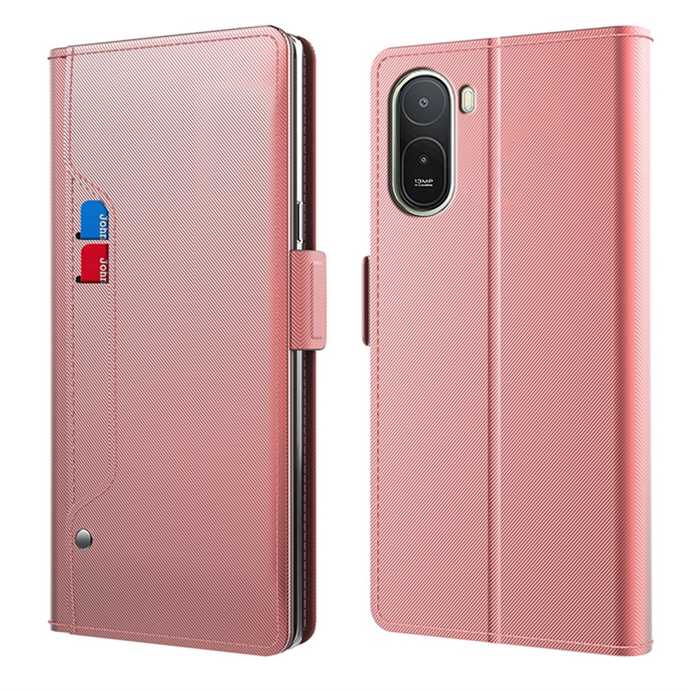 Θήκη Xiaomi Redmi A7 Pro - OEM - Flip Θήκη από Συνθετικό Δέρμα (PU) με TPU - Ροζ Χρυσό - Wallet/Stand Flip Θήκη από Συνθετικό Δέρμα (PU) με TPU για Xiaomi Redmi A7 Pro (OEM) σε Ροζ Χρυσό — θήκες καρτών, καθρέφτης & βάση στήριξης για hands-free χρήση.
