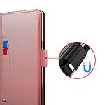 Θήκη Xiaomi Redmi A7 Pro - OEM - Flip Θήκη από Συνθετικό Δέρμα (PU) με TPU - Ροζ Χρυσό - Wallet/Stand — εικόνα 6