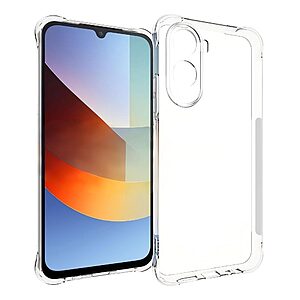 Πλάτη TPU για Xiaomi Redmi A7 Pro (WANLONFENG TM Series) σε Διάφανο — κρυστάλλινη διαφάνεια 2.0mm με ενισχυμένες γωνίες & προστασία κάμερας από γρατζουνιές.