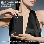 Θήκη Xiaomi Redmi A7 Pro - IMAK - Πλάτη TPU - Μαύρο - Λουράκι — εικόνα 3
