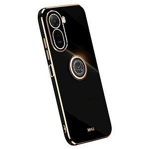 Πλάτη TPU για Xiaomi Redmi A7 Pro (XINLI) σε Μαύρο με Ring Kickstand — λεπτό προφίλ & ολοκληρωμένη προστασία από πτώσεις, κρούσεις & γρατζουνιές.