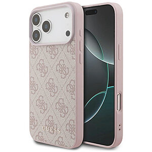 Guess 4G Classic Case for iPhone 18 Pro / 17 Pro – Pink – Θήκη Προστασίας για iPhone 18 Pro / 17 Pro σε Ροζ Χρώμα