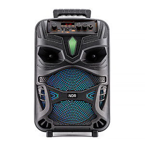 Red5 - Karaoke Speaker with Mic (ver.2) Ηχείο με λειτουργία karaoke με μικρόφωνο και χειριστήριο σε μαύρο χρώμα (125991)