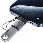 Adapter Acefast J7 USB-A Θηλυκό σε USB-C Αρσενικό USB 3.0 10Gbps Γκρι - Εικόνα 2