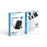 Power Bank VEGER W1211A Fuerza 10 Slim 10000mAh 20W Smart Digital Color Screen με Ενσωματωμένα Καλώδια USB-C & Lightning μαύρο - Εικόνα 8