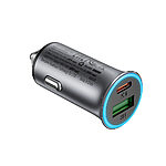 Acefast B16 φορτιστής αυτοκινήτου 95W με 1 x USB-A και 1 x Type-C γκρι - Εικόνα 2