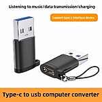 Adapter Mad Mask USB-C Θηλυκό σε USB-A Αρσενικό USB 3.0 5 Gbps Γκρι - Εικόνα 2