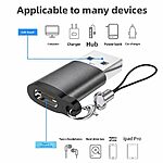 Adapter Mad Mask USB-C Θηλυκό σε USB-A Αρσενικό USB 3.0 5 Gbps Γκρι - Εικόνα 3