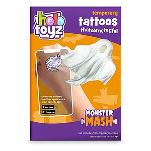 Τατουάζ Επαυξημένης Πραγματικότητας Holotoyz Monster Mash 10 Τεμάχια (HTTA100MonsterMash)
