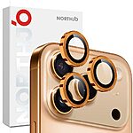 Tempered Glass Camera iPhone 17 Pro Max / Pro - NORTHJO - Πορτοκαλί - Anti-fingerprint — εικόνα 4