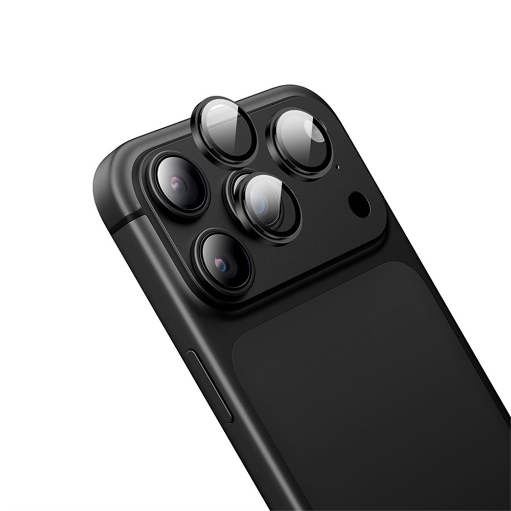 Tempered Glass Camera iPhone 18 Pro / Pro Max - HOCO V14 - Μαύρο - Ultra Clear Tempered Glass Camera για iPhone 18 Pro / Pro Max (HOCO V14) σε Μαύρο — 98,5% διαπερατότητα φωτός για κρυστάλλινες λήψεις.