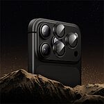 Tempered Glass Camera iPhone 18 Pro / Pro Max - HOCO V14 - Μαύρο - Ultra Clear — εικόνα 5