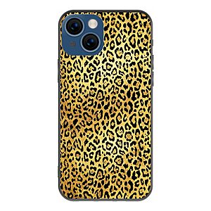 Θήκη για iPhone 15 | Χρυσή λεοπάρ - Soft TPU