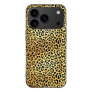 Θήκη για iPhone 17 Pro / 18 Pro | Χρυσή λεοπάρ - Soft TPU
