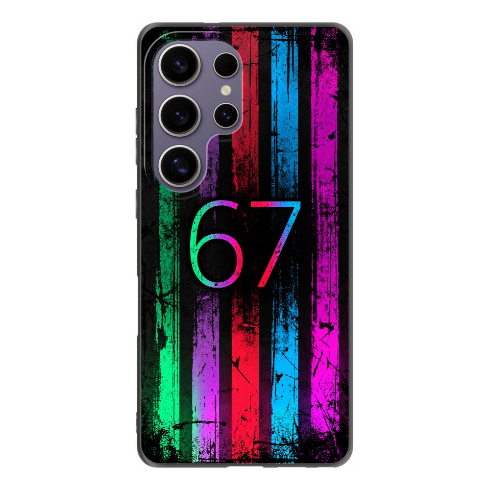 Θήκη για Samsung Galaxy S25 Ultra 5G | Create a flat, print-ready graphic in a vertical 1:2 aspect ratio. - Soft TPU Θήκη για Samsung Galaxy S25 Ultra 5G | 67 Neon - Soft TPU