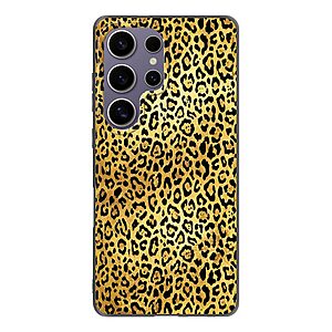 Θήκη για Samsung Galaxy S25 Ultra 5G | Χρυσή λεοπάρ - Soft TPU