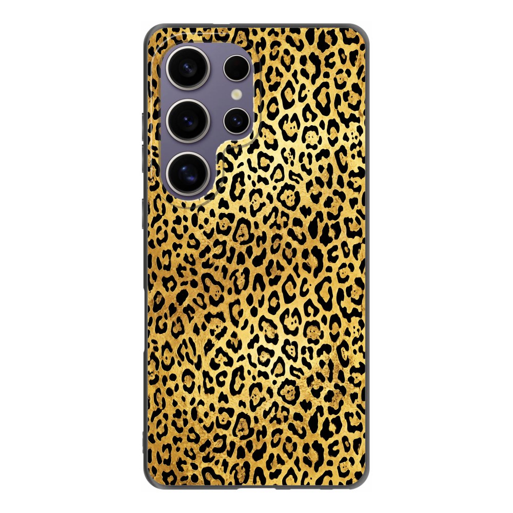 Θήκη για Samsung Galaxy S25 Ultra 5G | leopar gold - Soft TPU Θήκη για Samsung Galaxy S25 Ultra 5G | Χρυσή λεοπάρ - Soft TPU